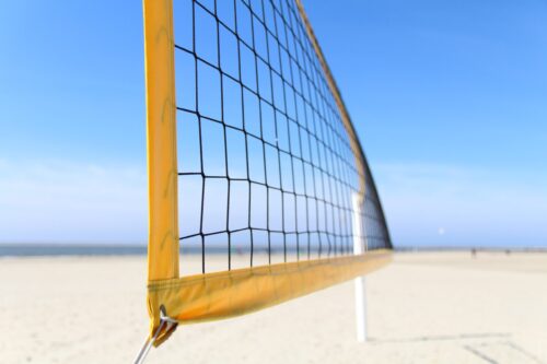 Volleybal op strand Beachvolleyballen, volleybal, strand, beach