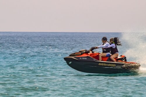 Jetskiën jet ski, action, water beach
