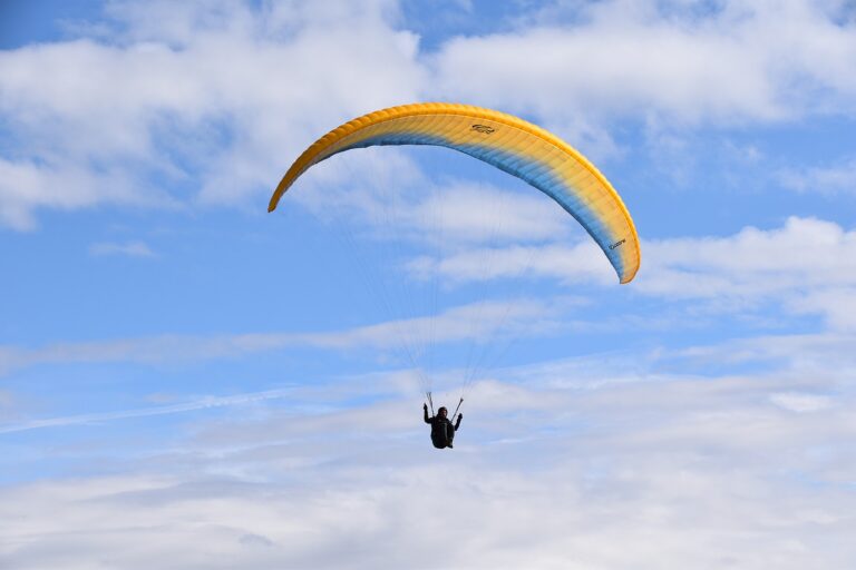 paragliding, paraglider, aircraft