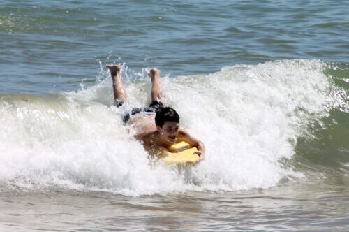 Bodyboard een activiteit voor kinderen